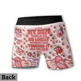 Touch My Butt - Personalized Couple Women Briefs & Men Boxer Briefs