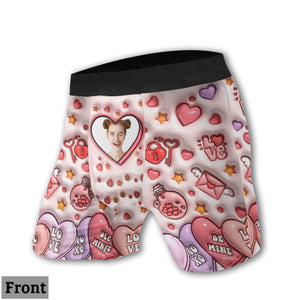 Touch My Butt - Personalized Couple Women Briefs & Men Boxer Briefs