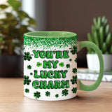 You Are My Lucky Charm - Personalized Couple Accent Mug