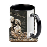 Till Death Do Us Part - Personalized Couple Accent Mug