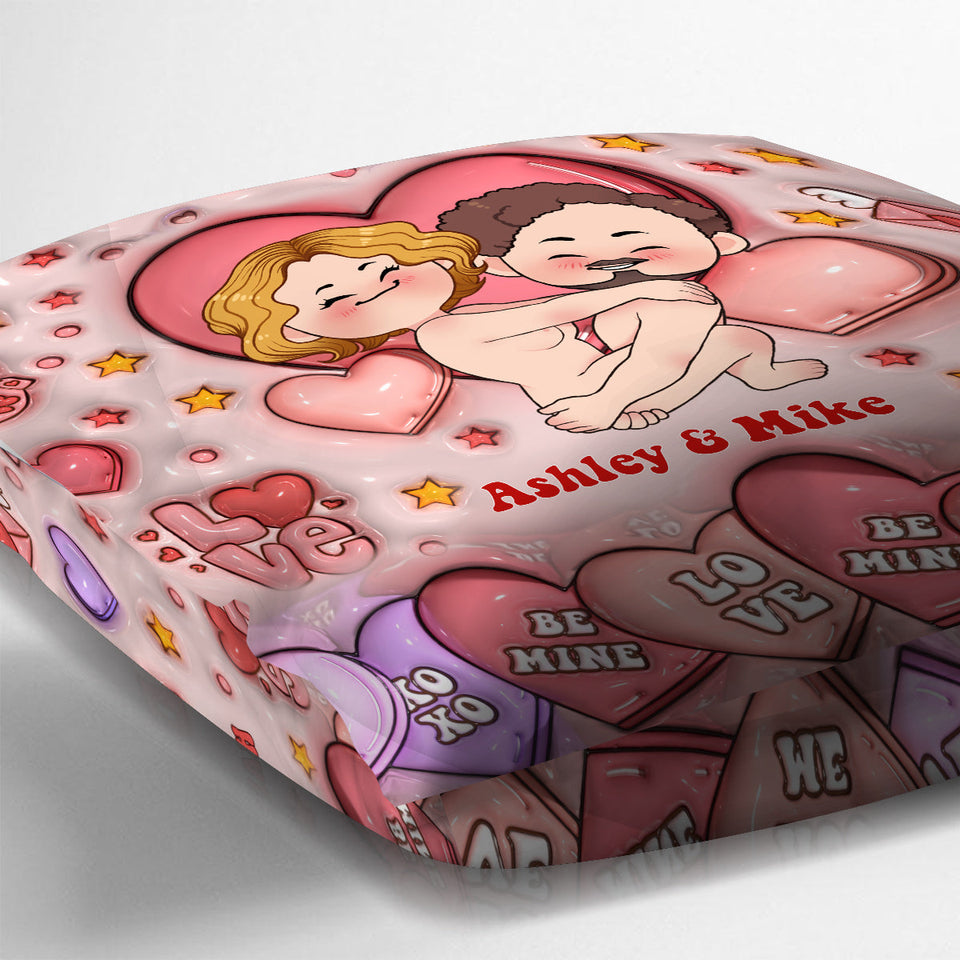 Get Your WIlly Ready - Personalized Couple Throw Pillow