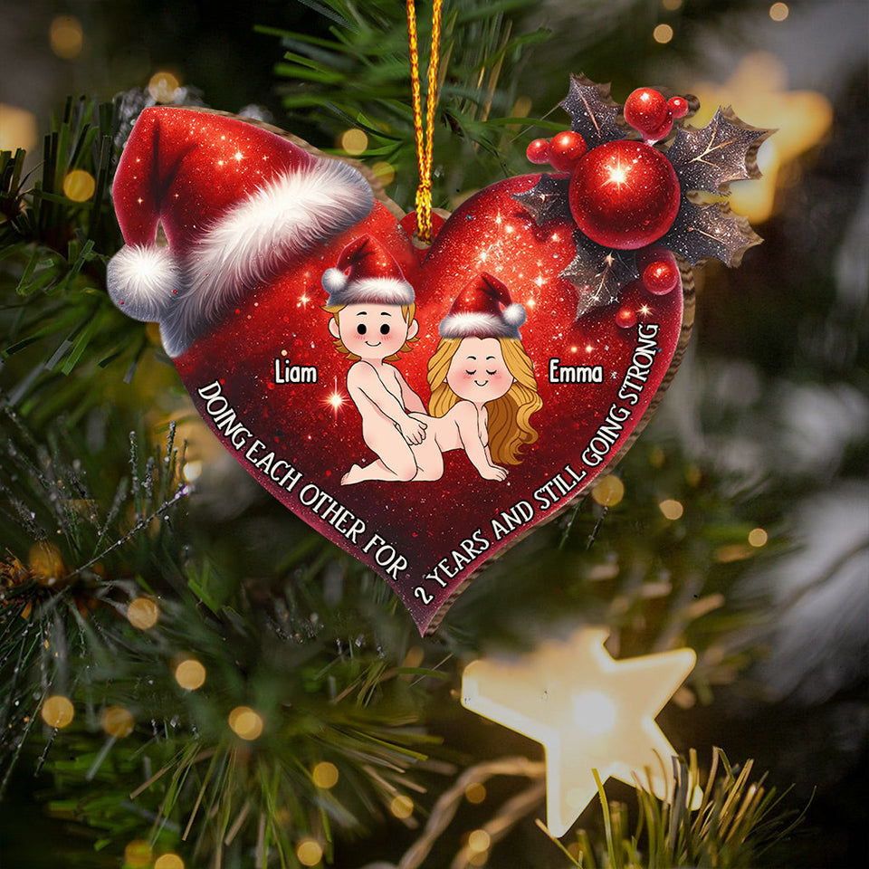 Doing Each Other - Personalized Couple Ornament