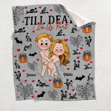 Till Death Do Us Part - Personalized Couple Blanket