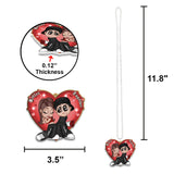 Y2K Couple - Personalized Couple Car Ornament