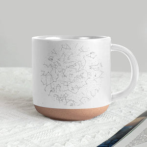 The start of our us - Personalized Couple Engraved Pottery Mug