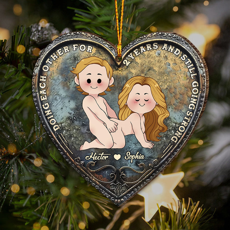 Doing Each Other - Personalized Couple Ornament