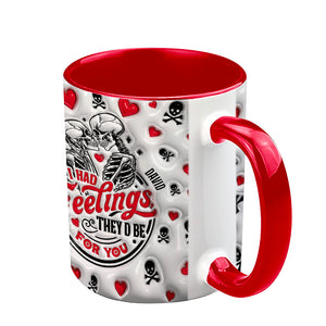 If I Had Feelings They'd Be For You - Personalized Couple Accent Mug