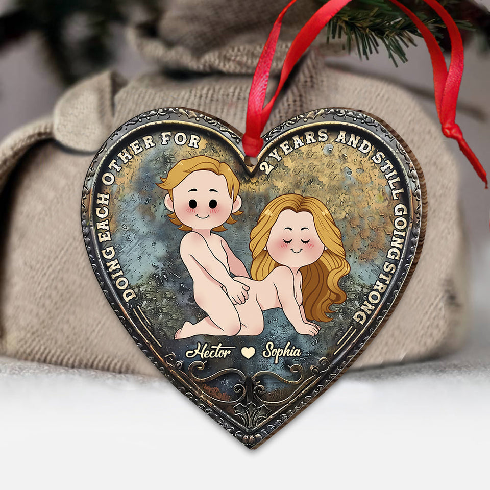 Doing Each Other - Personalized Couple Ornament