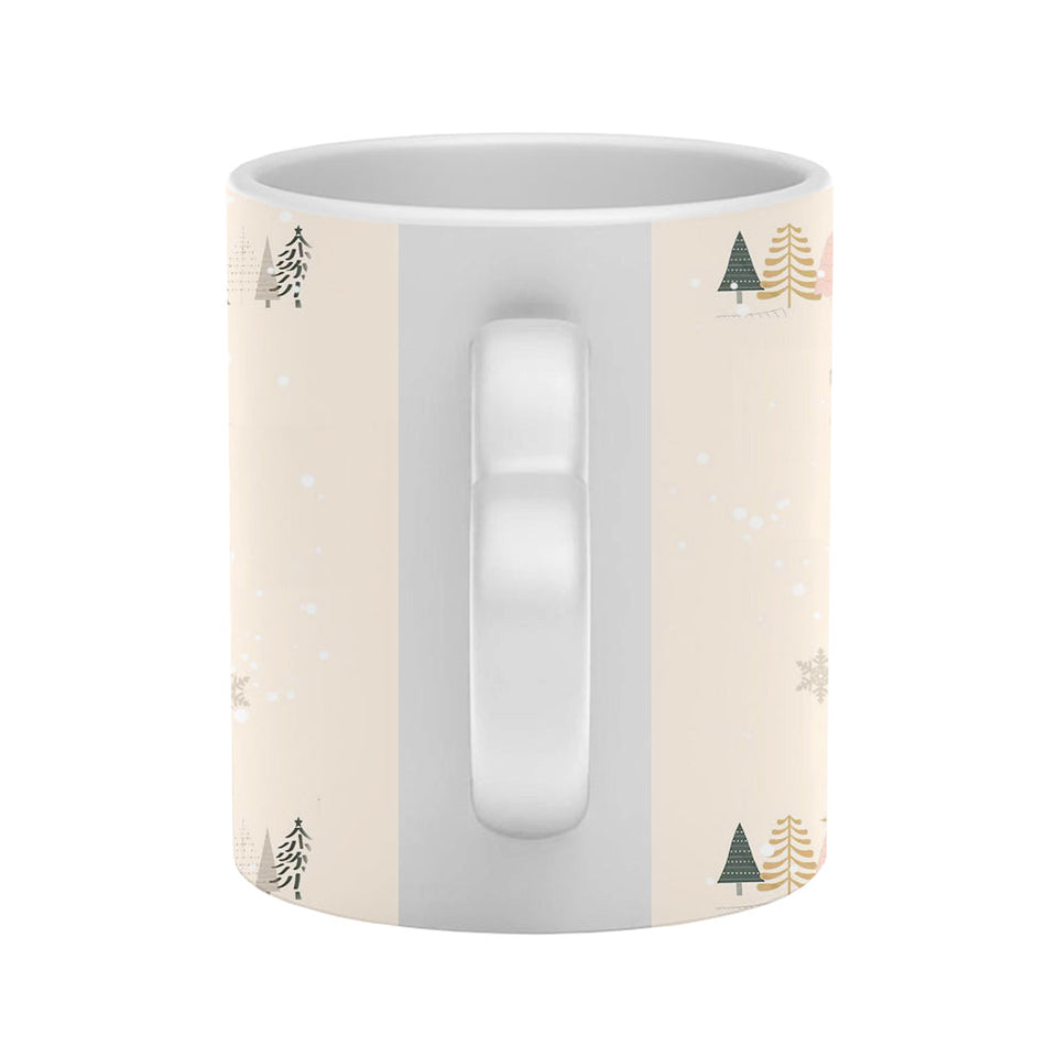 Christmas Is Coming To Poundtown - Personalized Couple Heart Handle Mug