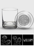 I Love You - Personalized Couple Engraved Whiskey Glass