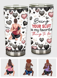 My Favorite Thing To Be - Personalized Couple Tumbler