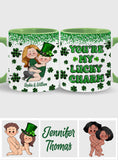 You Are My Lucky Charm - Personalized Couple Accent Mug