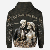 Till Death Do Us Part - Personalized Couple All Over Shirt