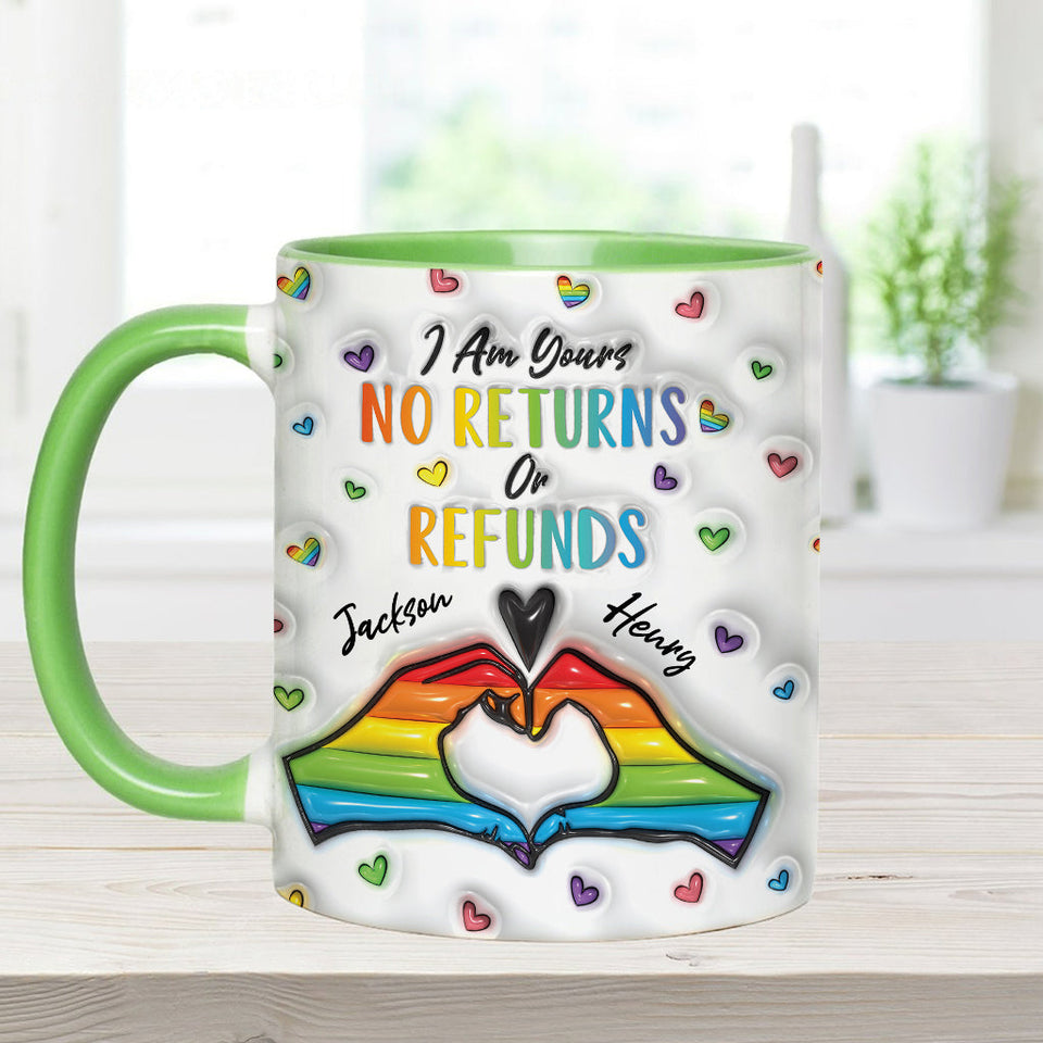 I Am Yours - Personalized Couple Accent Mug