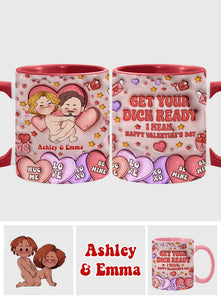 Get Your WIlly Ready - Personalized Couple Accent Mug