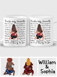 You're My Favorite Thing To Do - Personalized Couple Mug