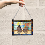 You And Me We Got This - Personalized Couple Window Hanging Suncatcher Ornament