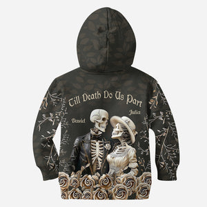 Till Death Do Us Part - Personalized Couple All Over Shirt