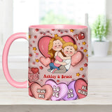 I Love You - Personalized Couple Accent Mug