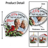 Not A Day Goes By That You Are Not Missed - Personalized Memorial Ornament