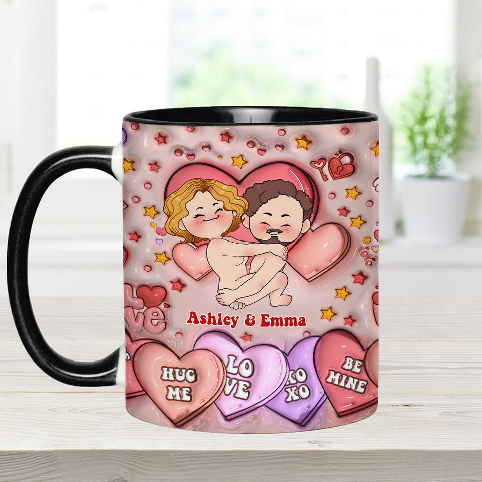 Get Your WIlly Ready - Personalized Couple Accent Mug