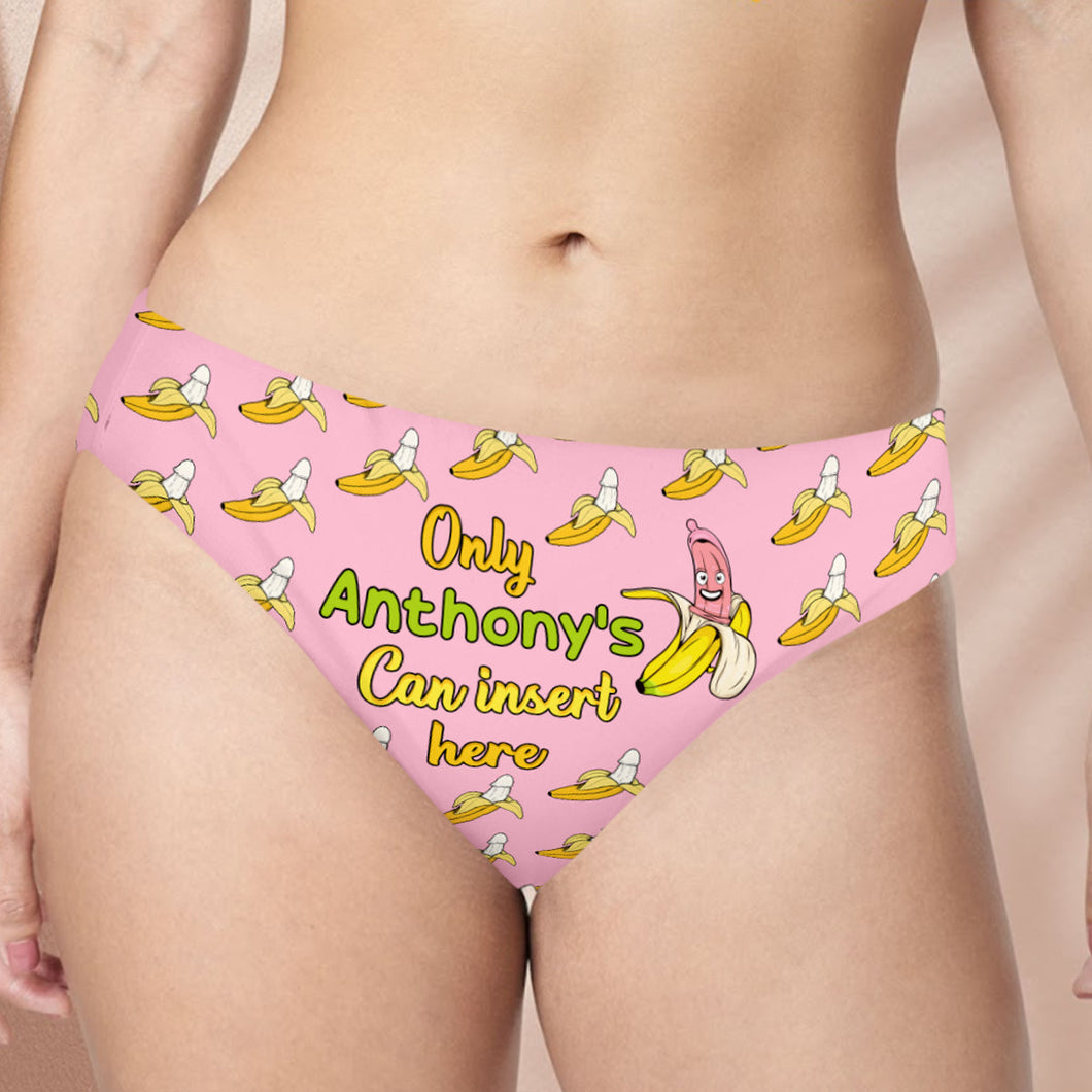 Only You - Personalized Couple Women's Briefs