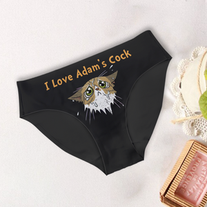 I Love Your Chicken & Kitten - Personalized Couple Women Briefs & Men Boxer Briefs