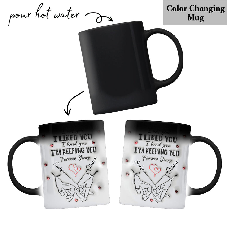 Forever Yours - Personalized Couple Mug