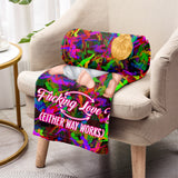 I Love You - Personalized Couple Blanket