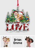 I'm F**king Love You - Personalized Couple Custom Shaped Ornament