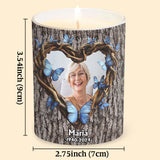 Light This Candle - Personalized Memorial Candle With Wooden Lid