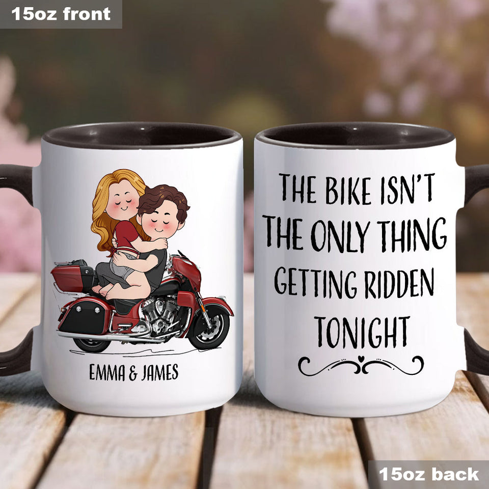 I Will Ride You - Personalized Couple Accent Mug