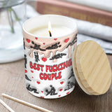 Best Couple Ever - Personalized Couple Candle With Wooden Lid