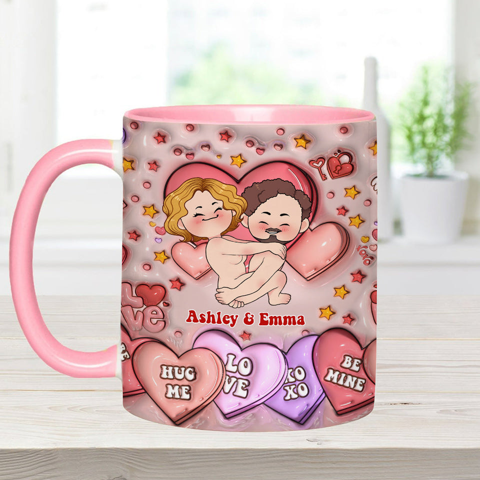 Get Your WIlly Ready - Personalized Couple Accent Mug