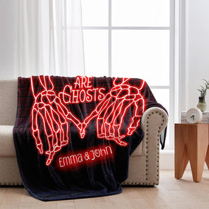 Til We Are Ghost - Personalized Couple Blanket