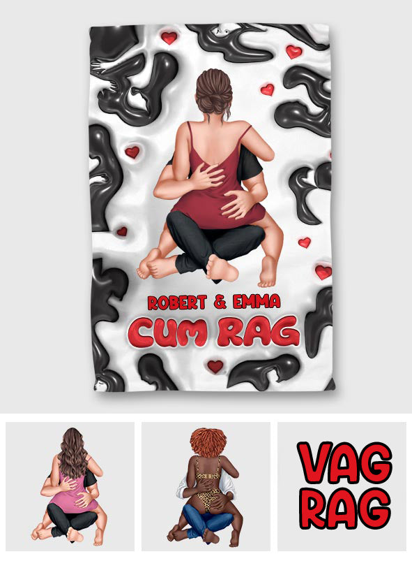 Cum Rag - Personalized Couple Towel