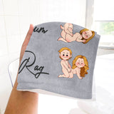 Cum Rag, Vag Rag - Personalized Couple Towel