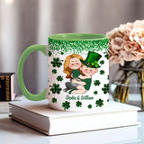 You Are My Lucky Charm - Personalized Couple Accent Mug