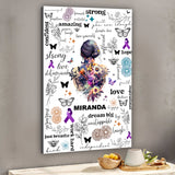 Just Breathe Amazing Strong - Personalized Mental Health Awareness Canvas And Poster