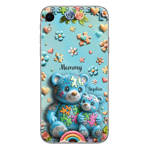 Mama Bear - Personalized Autism Awareness Phone Case