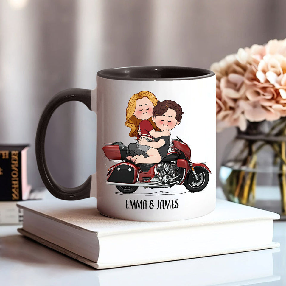 I Will Ride You - Personalized Couple Accent Mug