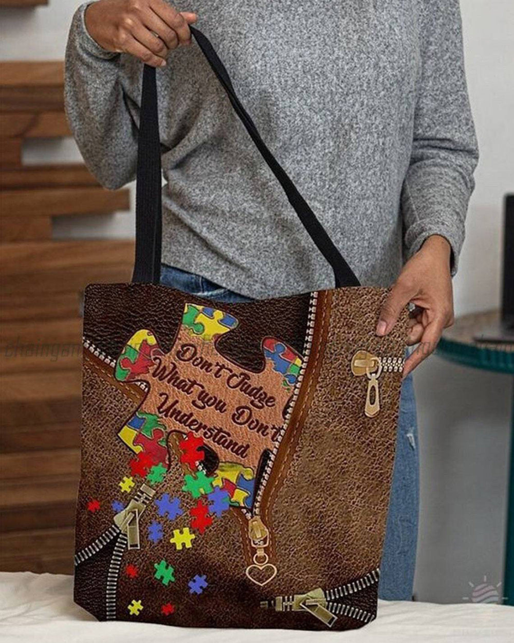 Autism Awareness What You Don’t Understand - Autism Awareness Tote Bag 0921
