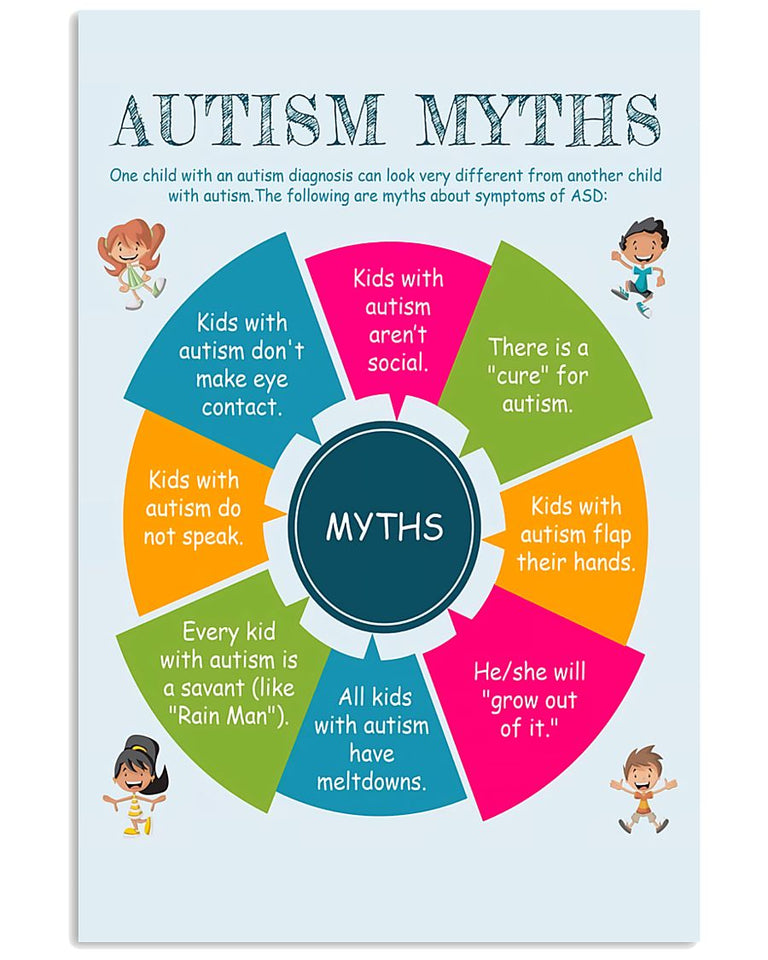 Autism Myths - Autism Awareness Poster 0921