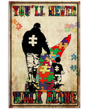 Autism You'Ll Never Walk Alone - Autism Awareness Poster 0921