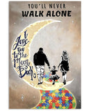 Autism Awareness You Never Walk Alone - Poster 0921