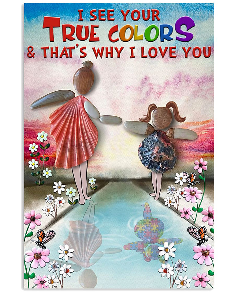 Autism Awareness I See Your True Colors - Poster 0921