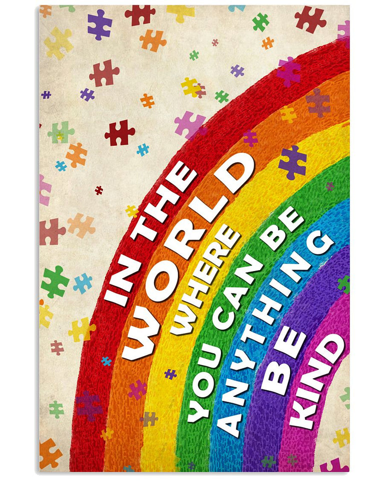 Autism Be Kind - Autism Awareness Poster 0921