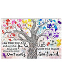 Autism Be Who What You Are - Autism Awareness Poster 0921