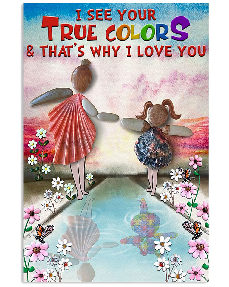 Autism Awareness I See Your True Colors - Poster 0921
