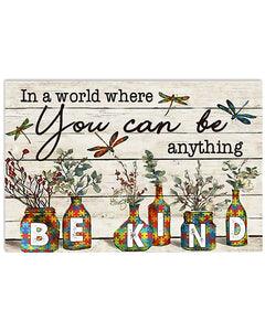 Autism Be Kind Autism - Autism Awareness Poster 0921